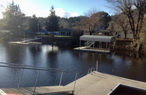 Clear Lake House | 2 bedroom house with a 500 sf private dock with swimming ladder, Finnish sauna