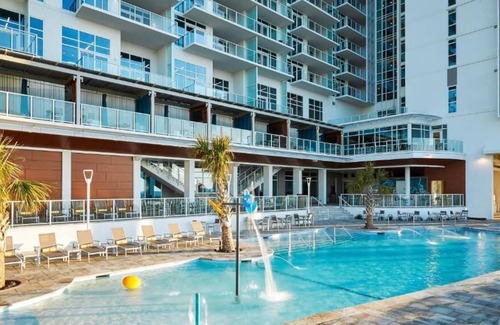 Downtown Myrtle Beach Villa | 2 BEDROOM OCEAN VIEW SUITE WITH KING/2 QUEENS