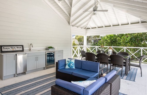 Village of Sugar Beach House | 2 Blocks From Gulf! Heated Splash Pool! 5 Adult Bikes!