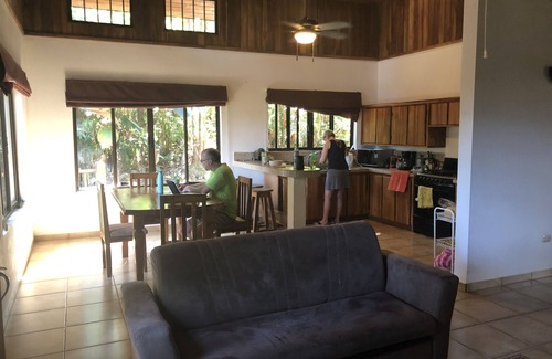 Dominical House | 2 BR and 1 Bath House with guesthouse - sleeps 8. Master bedroom has AC