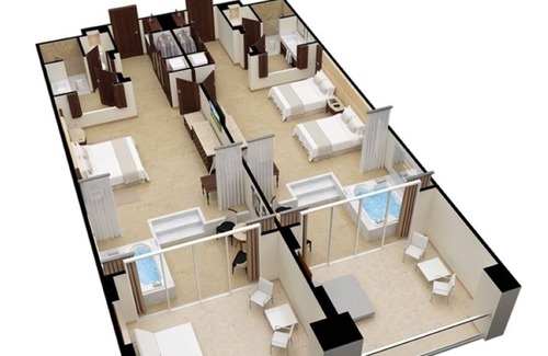 Puerto Morelos Resort | 2-BR Family Suite @ Grand Moon Palace w/ Diamond All Inclusive!