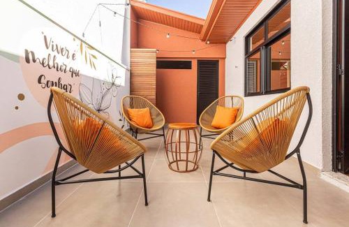 Cristo Rei House | 2 Casas Boho Chic integradas lado Botânico 4 vagas