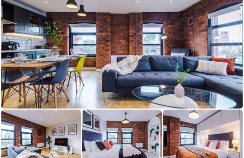 Leeds City Center Apartment | 2 King Size Beds in Manhattan styled Oversize Loft