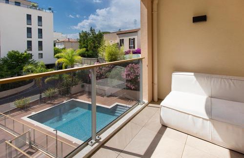 Pointe Croisette Apartment | 2 pièces avec clim, terrasse, piscine, 100m plage