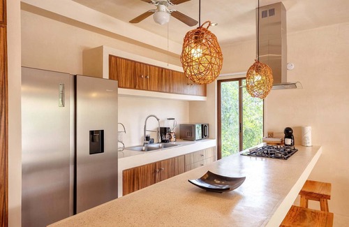 Costa Condo | 2 Private Outdoor Lounge Patios | 2 Cenotes Onsite