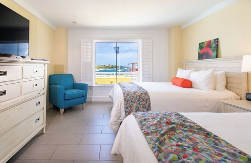 Christiansted Hotel | 2 Queen Beds + Harbor Views | Walk to Wharf, Museums, Dining & Boutique Stores