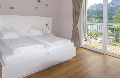 Unterach am Attersee House | 2 Raum-familienzimmer Alpin mit Balkon und Seeblick - Attersee 7 - Hotel Stadler