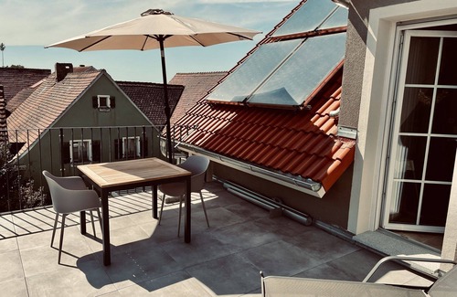 Haundorf Apartment | 2-room apartment (20sqm) on the top floor with small kitchen