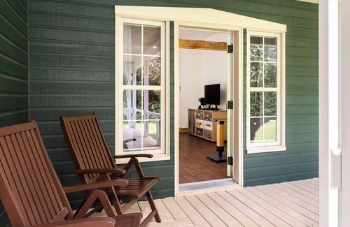 Mauricie House | 2 Units on Scenic Nature w/Fireplace, Spa & Modern Comforts Near Forest Trails
