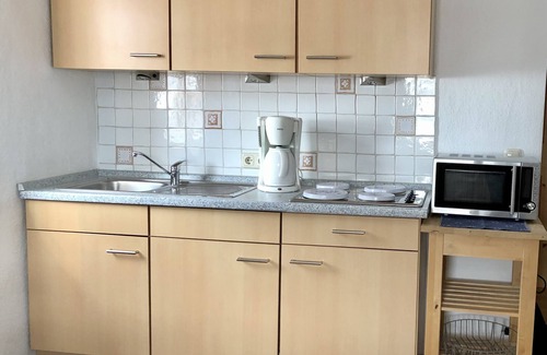 Blindau Apartment | (2) Zwei-Raum-Ferienwohnung 40qm, 1-4 Personen, Extra-Schalfzimmer, Wohnküche, große Balkonterrasse