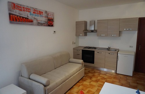San Lorenzo al Mare Apartment | 200m from the beach, partial sea view, one bedroom apartment with 4 beds