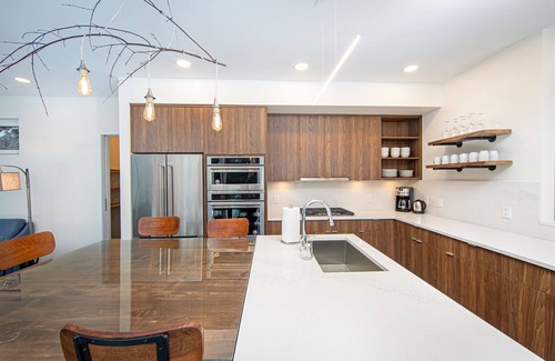 Whitefish House | 2022 Modern Whitefish Lake Home with Private Hot Tub and Stunning Lake Views!