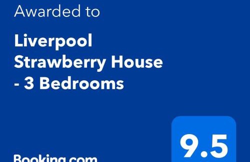 Liverpool House | 2025 Award Winner Liverpool Strawberry House - 3 Bedrooms