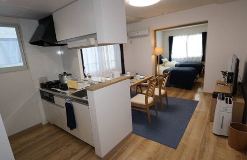 Chuo-ku Villa | 203 Japan's three biggest night views at the foot of Mt.Moiwa, Sapporo / Spacious 54㎡ / Highway bus from Chitose Airport / Quiet room / Up to 5 people per room