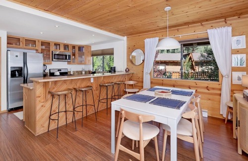 Whispering Forest Cabin | 2048-chimney Peak Chalet 4 Bedroom Home by RedAwning