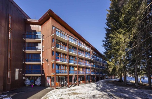 Arc-1800 Apartment | 20m from ski slopes, 1st floor, balcony, tv, 25m², Les Arcs