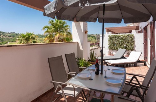 San Roque Apartment | 2253-Amazing penthouse, huge terrace, golf view