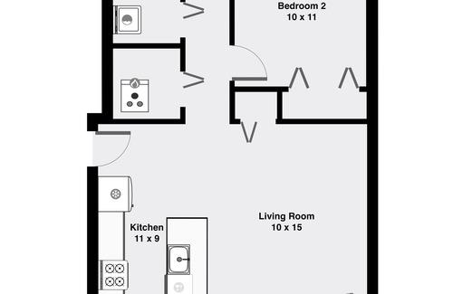Wrightwood Neighbors Apartment | 2501 Suite #2: 4 Queen Beds - Sleeps 9