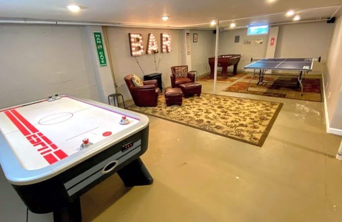 Carroll House | 264PR Private home with snowmobile access, grill, smoker, firepit, foosball, ping pong, air hockey!