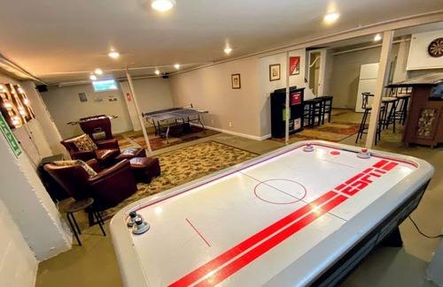 Carroll House | 264PR Private home with snowmobile access, grill, smoker, firepit, foosball, ping pong, air hockey!