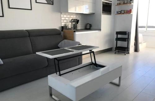 Six-Fours-les-Plages Apartment | 27m with terrace - first row sea view