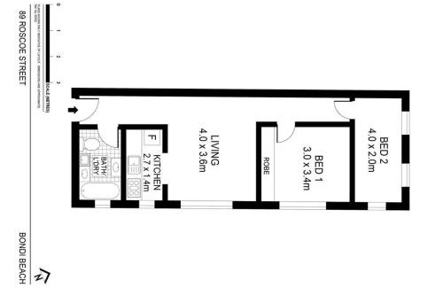 Bondi Beach Apartment | 2B Beach Escape @ 89 Roscoe