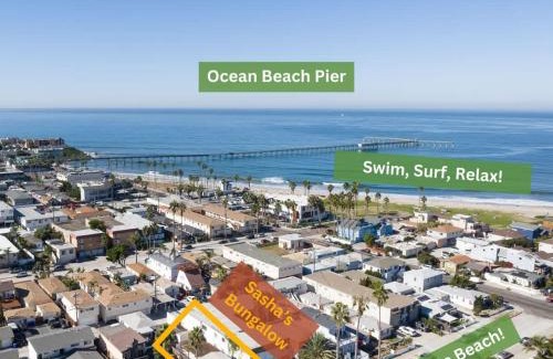 Ocean Beach House | 2BD Sashas Bungalow Beach Vibes 1 Block Away