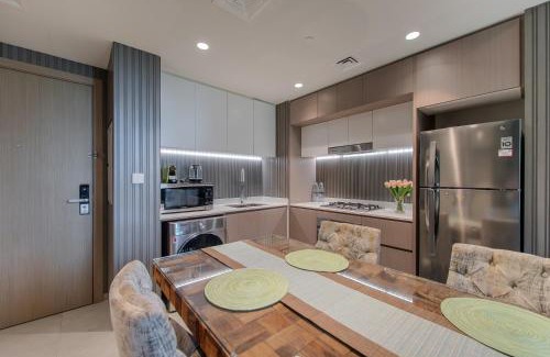 Sharjah Apartment | 2BR Aljada heaven by BlueCloud Holidays