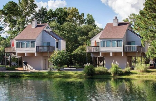 Fairfield Harbour Condo | 2br Lockoff Condo River Fun for the Whole Family!