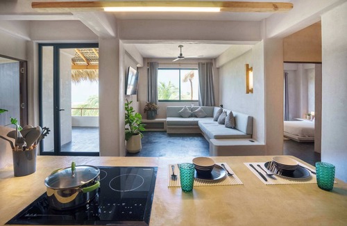 Santa Maria Apartment | 2BR Penthouse | Private Roof Deck | AC | Daily Clean