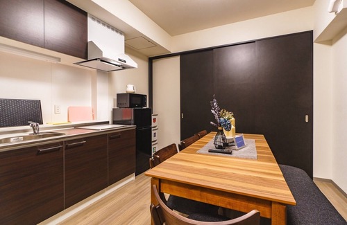 Namba Apartment | 2DK 50max 7 people3 semidouble beds 1 single - IKIDANE Residential Hotel SHIMANOUCHI/Osaka Ōsaka