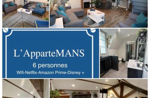 Bollee Apartment | 2eme étage privé de notre maison-Accès au jardin-Smart tv-Streaming-Wifi