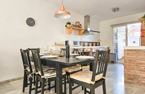 La Cala de Mijas Ski Chalet | 3 Bed Townhouse roof terrace 100m to the beach
