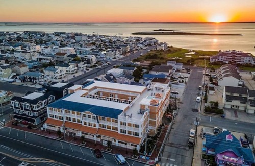 Beach Haven Condo | 3-bedroom condo in Beach Haven with rooftop pool, firepits, sunset views!