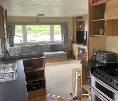 Aberystwyth House | 3 bedroom static caravan with sea view in Clarach Bay Holiday Village Abi horizon