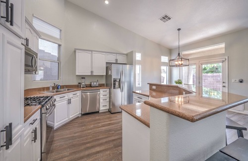 Rhodes Ranch House | 3-bedroom townhome in Las Vegas with home office and garage