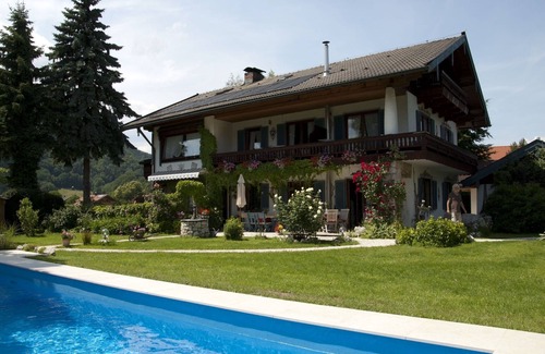 Grassau Apartment | 3. Fewo Hochlerch, 28 qm, 1-2 Pers., 1 Schlafzimmer, 1 Wohnküche, Süd-Balkon