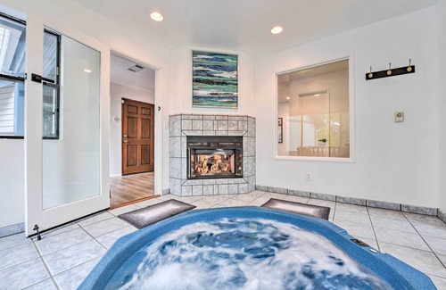 Cedar Glen Cottage | 3-level Luxe Home w/Spa, AC, Game Room & Theater!