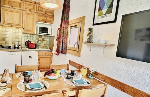 Le Lavachet Apartment | 3-room apartment near slopes with parking in Tignes