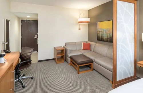 Greenville Downtown Apartment | 3 Spacious King Rooms | Onsite Gym & Pool, Steps from Peace Center & Main Street