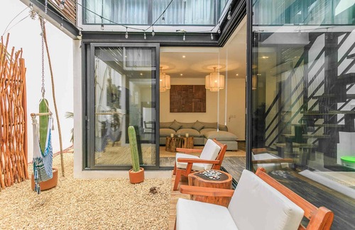 Ek Balam Village House | 3 Story Home, Private Roof Pool, Tropical Views