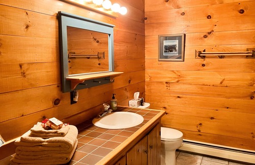 East Burke House | 3-story home with Burke Mountain views, deck, grill, wood stove-Dogs welcome