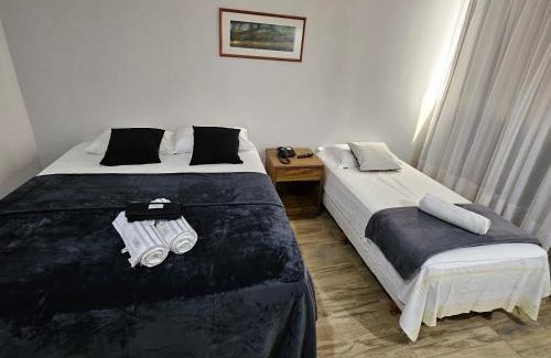 Taguatinga Hotel | 305- Flat charmoso 3 pessoas garagem e lazer bem localizado
