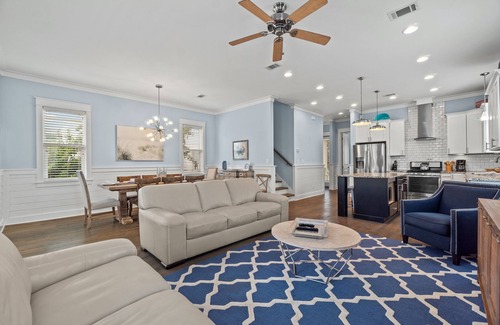 Greenway Park House | 30A Beach House, Pet Friendly, 6 Seater Golf Cart Incl, Beach, Pool, Slps 10
