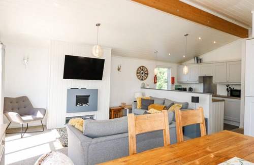 Rhyd-y-clafdy Cottage | 32 SANCTUARY LODGE, pet friendly, with pool in Y Ffor