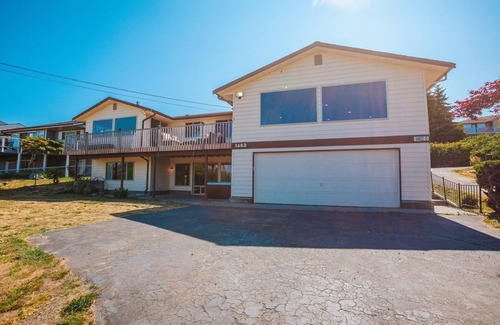 Camano Island House | 3300 sq ft beach house with amazing water view, hot tub,and private beach access