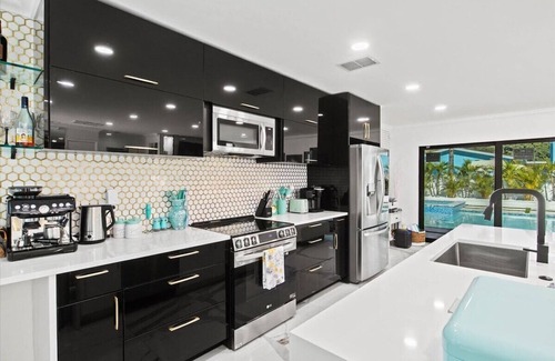 Belair Bayou House | 3BR/2BA Private Oasis: Pool, Hot Tub, Dining