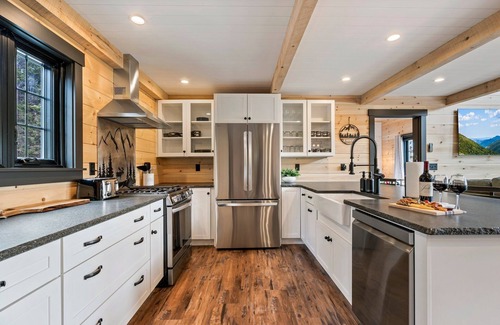 Rangeley House | 3BR Escape w/Hot Tub + Grill + Fireplace