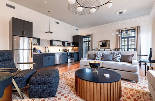 Central Business District Hotel | 3BR Historic Dance Hall & Canal St Views | The Mayfair