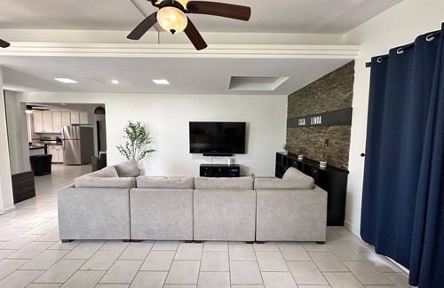 Cabo Rojo House | 4 bdr fully air-conditioned house, near Boqueron, sleeps 10, Wi-Fi